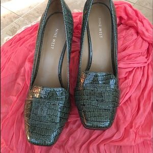 Nine West heels in green